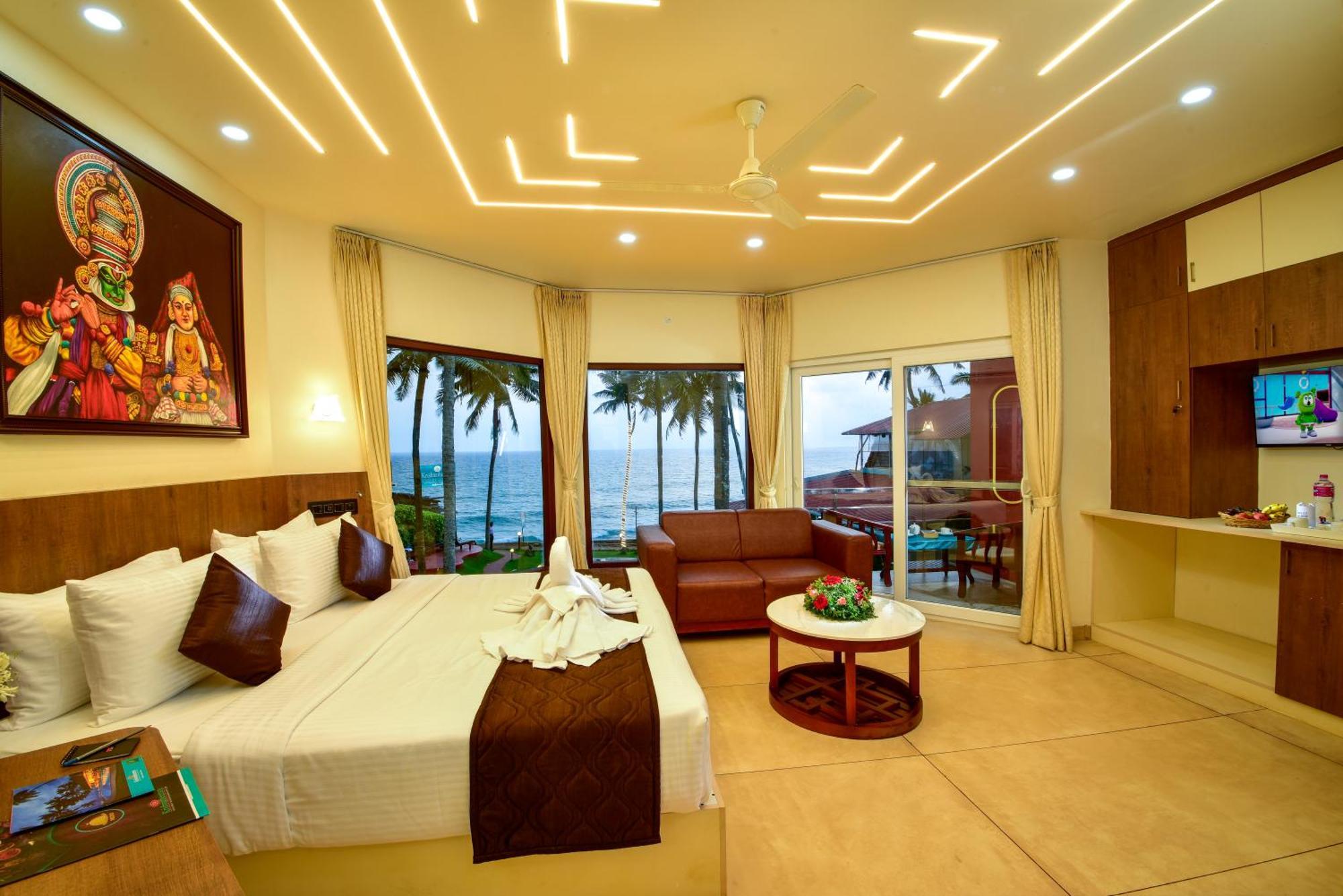 Krishnatheeram Ayur Holy Beach Resorts Варкала Экстерьер фото