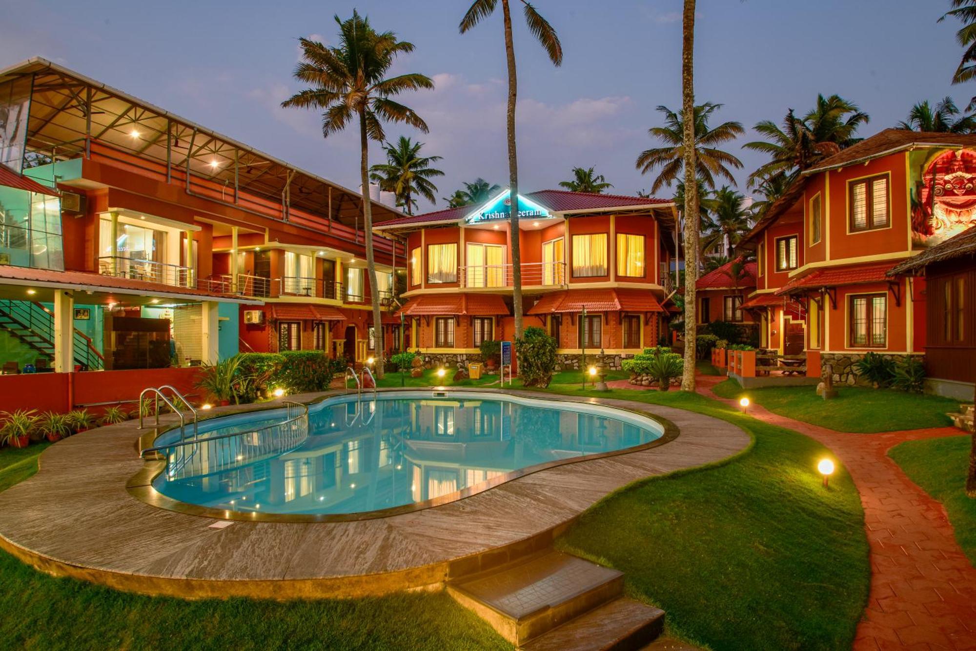 Krishnatheeram Ayur Holy Beach Resorts Варкала Экстерьер фото